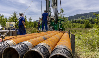 Vrtné práce na odkališti ve Zlatých Horách